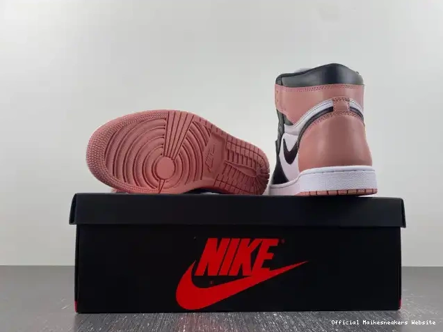 Official Maikesneakers Og Rust Retro Jordan Pink High 1 Nrg 861428-101 Air 0412